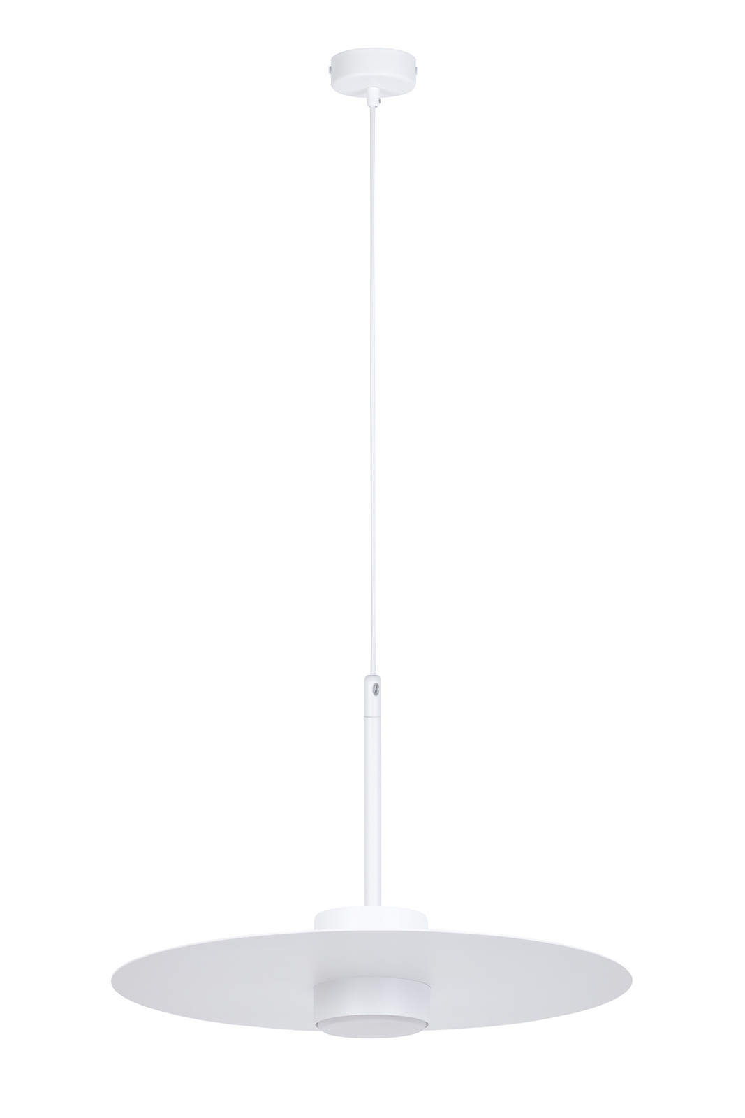 Biała lampa wisząca, regulowana wysokość SIG 41288 z serii CHARLIE