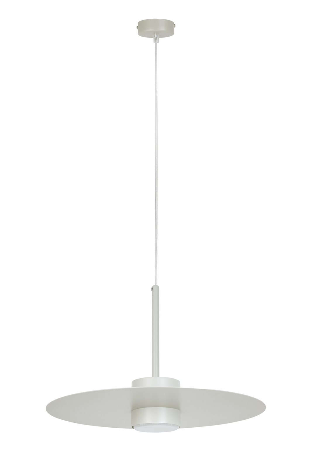Biała lampa wisząca, do nowoczesnego wnętrza SIG 41300 z serii CHARLIE
