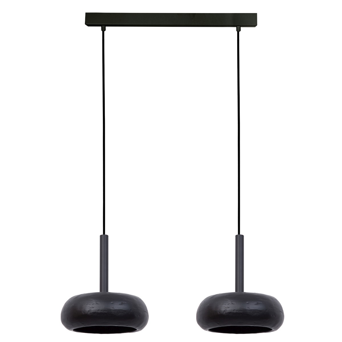 Czarna, ceramiczna lampa dwupunktowa SIG 41392 z serii OTTO