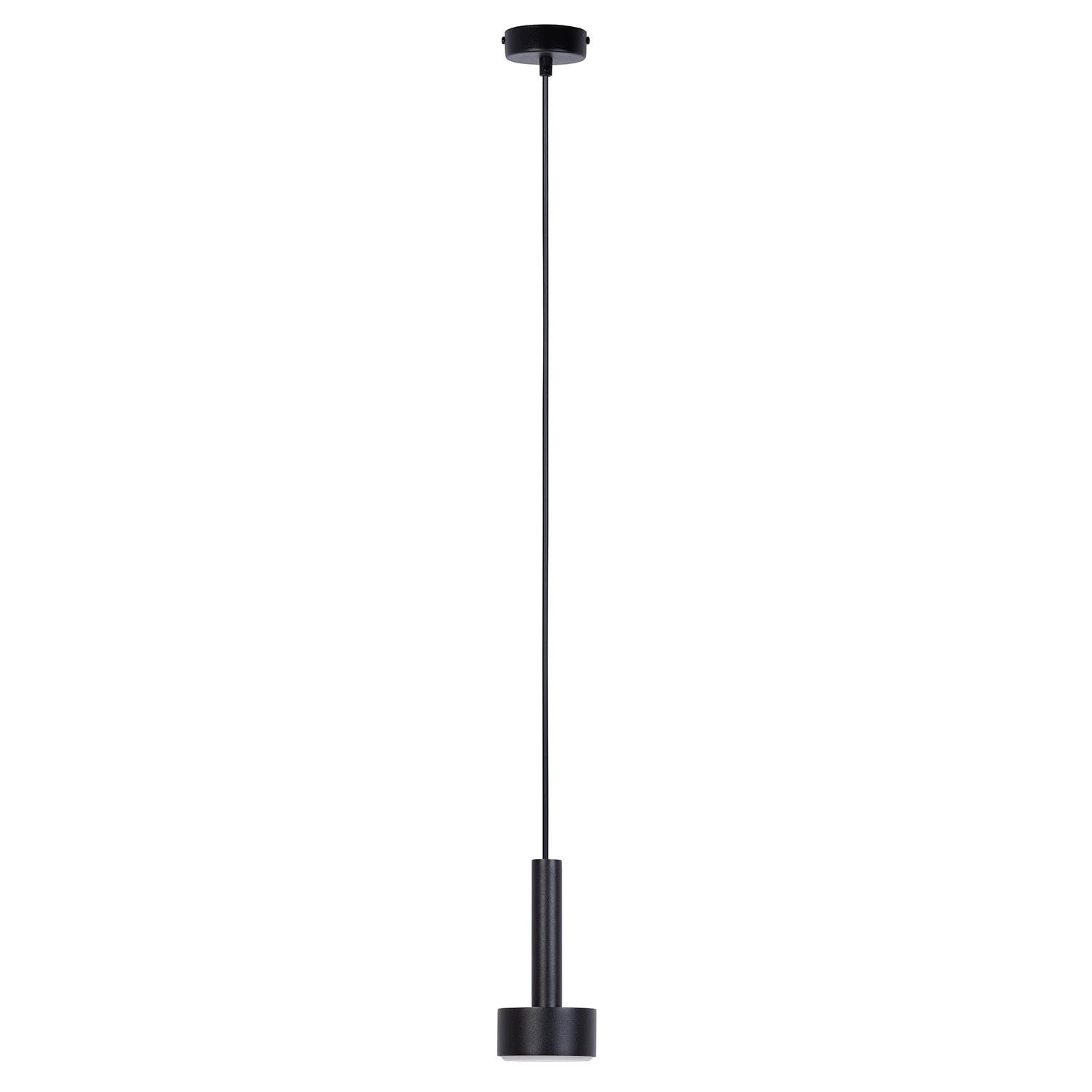 Czarna lampa wisząca, minimalistyczna SIG 41242 z serii STAMP