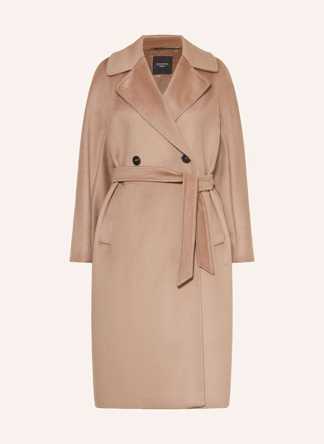 Weekend Max Mara Płaszcz Wełniany Resina beige