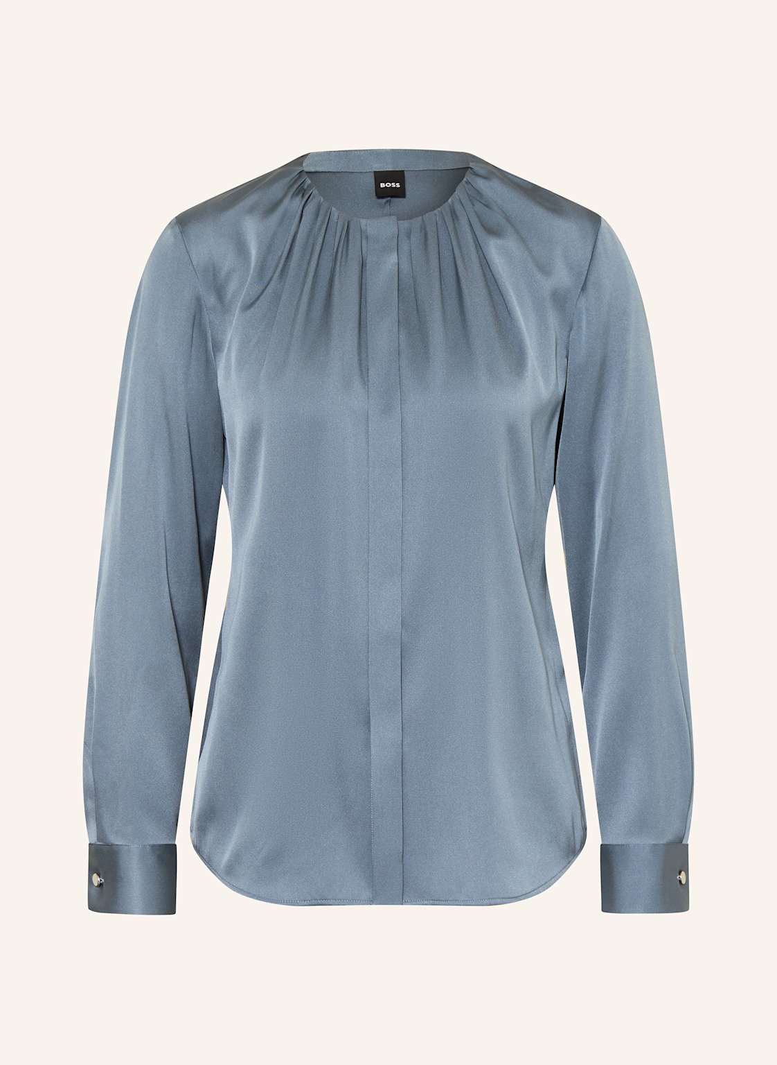 Boss Bluzka Jedwabna Banorah blau