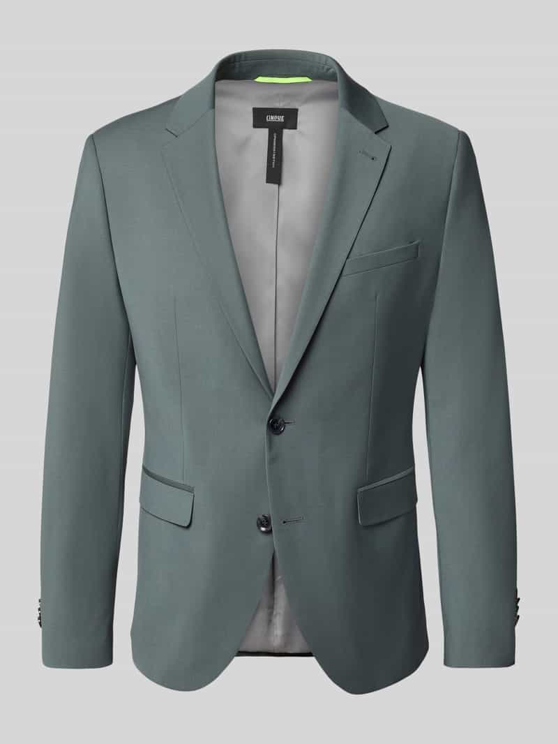 Marynarka na dwa guziki o kroju slim fit z kieszeniami z patką model ‘Monopoli’