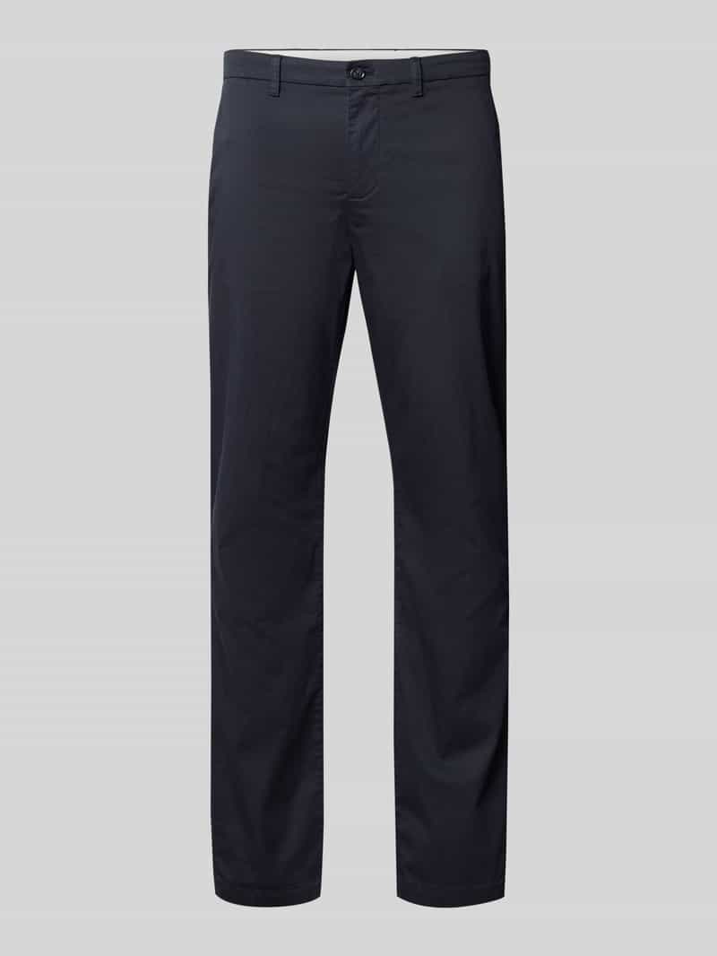 Chinosy o kroju straight fit z mieszanki bawełny