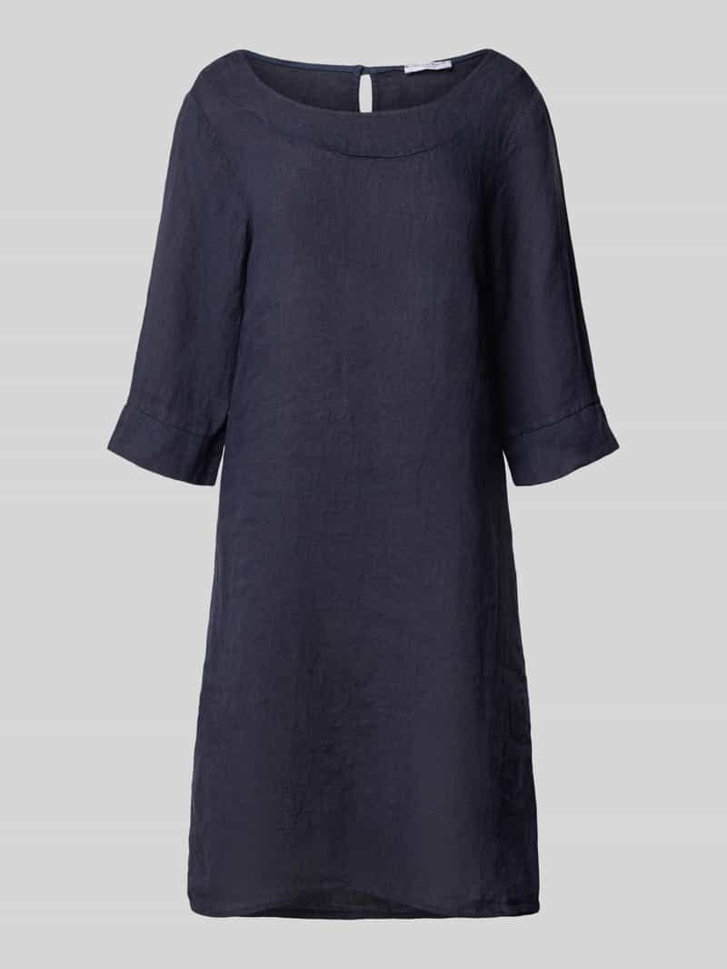Sukienka lniana z okrągłym dekoltem model ‘Le44tizia’
