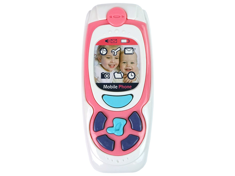 Różowy Dziecięcy Edukacyjny Telefon Komórkowy Melodia
