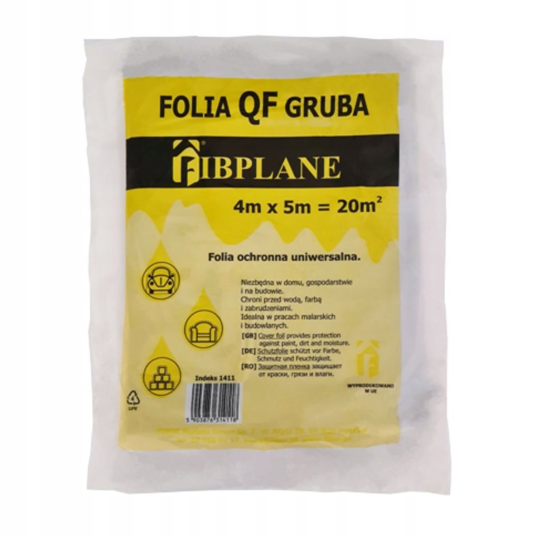 Plandeka Fibplane Gruba 4X5 Marki Fibor