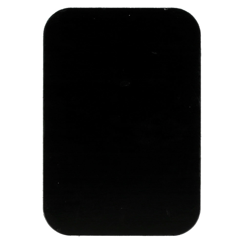 Blaszka do uchwytu magnetycznego - prostokątna 45x65mm czarna