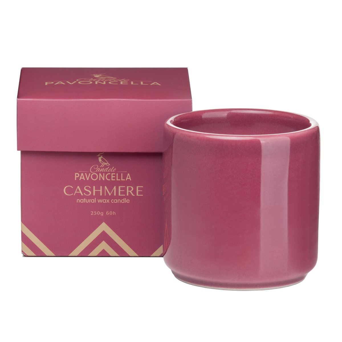 Świeca Premium w ceramice Cashmere