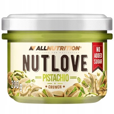 ALLNUTRITION NUTLOVE PISTACHIO 200g CRUNCH KREM PISTACJOWY CHRUPIĄCY FIT