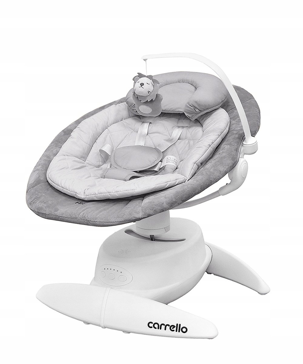 Łóżeczko huśtawka Mio CRL-10308 Silver Grey