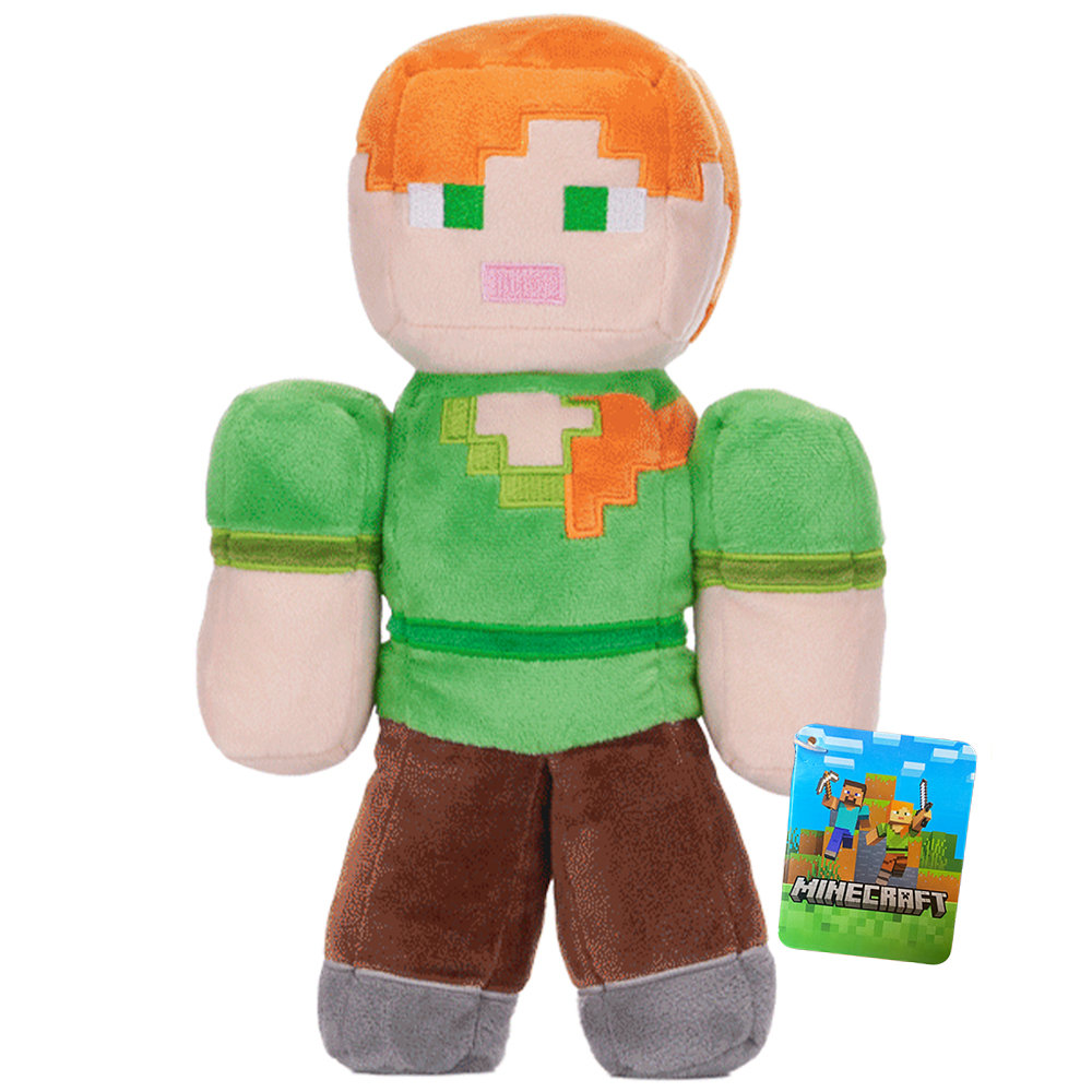 Minecraft Oryginalna Maskotka Alex 29 cm Pluszak Na Licencji Mojang