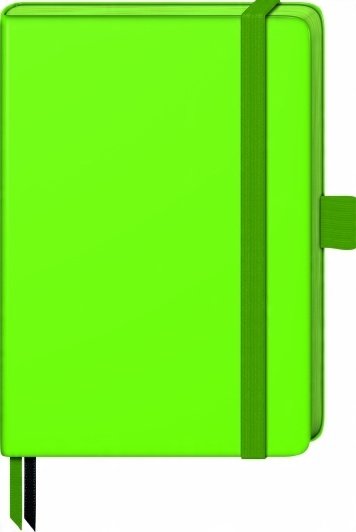 Notes W Sztywnej Oprawie, Zielony, Linie