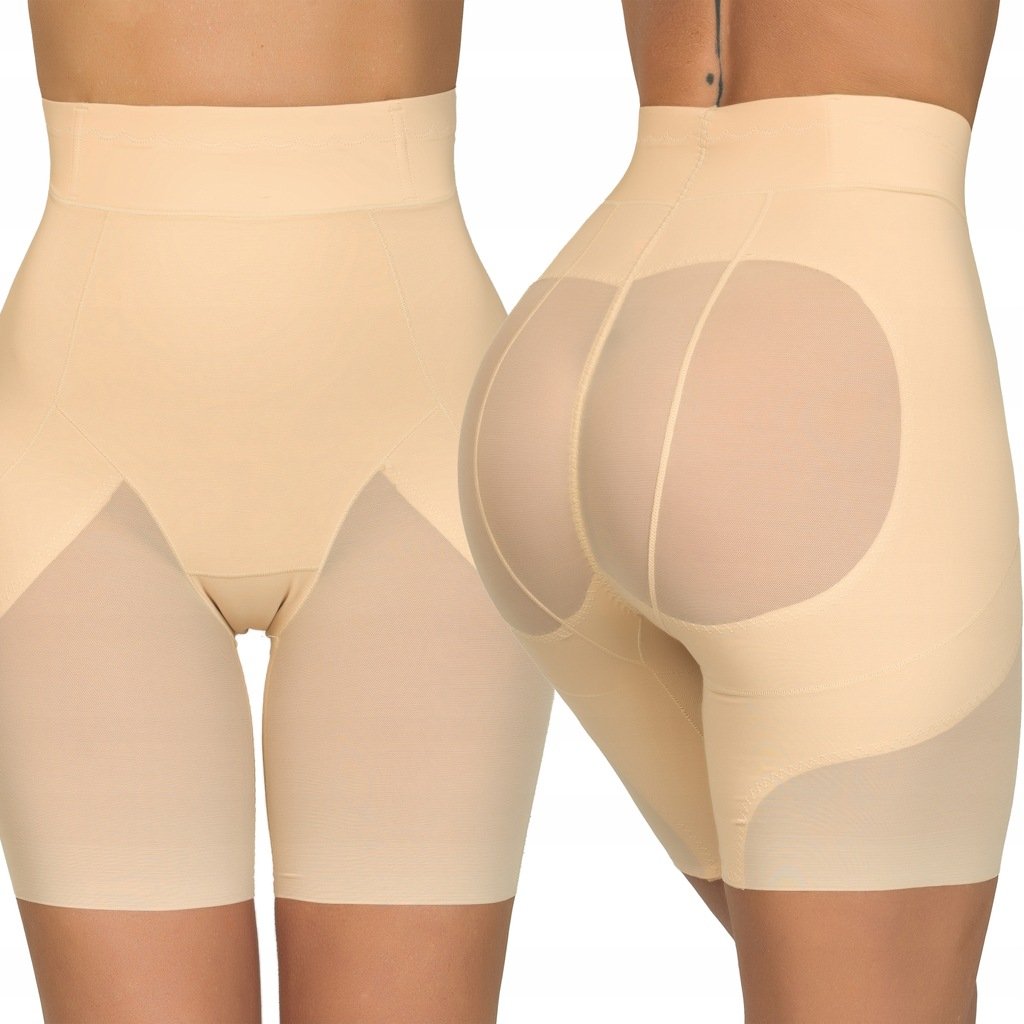 KOLARKI push up WYSZCZUPLAJĄCE SZORTY modelujące SPODENKI przeciw OTARCIOM