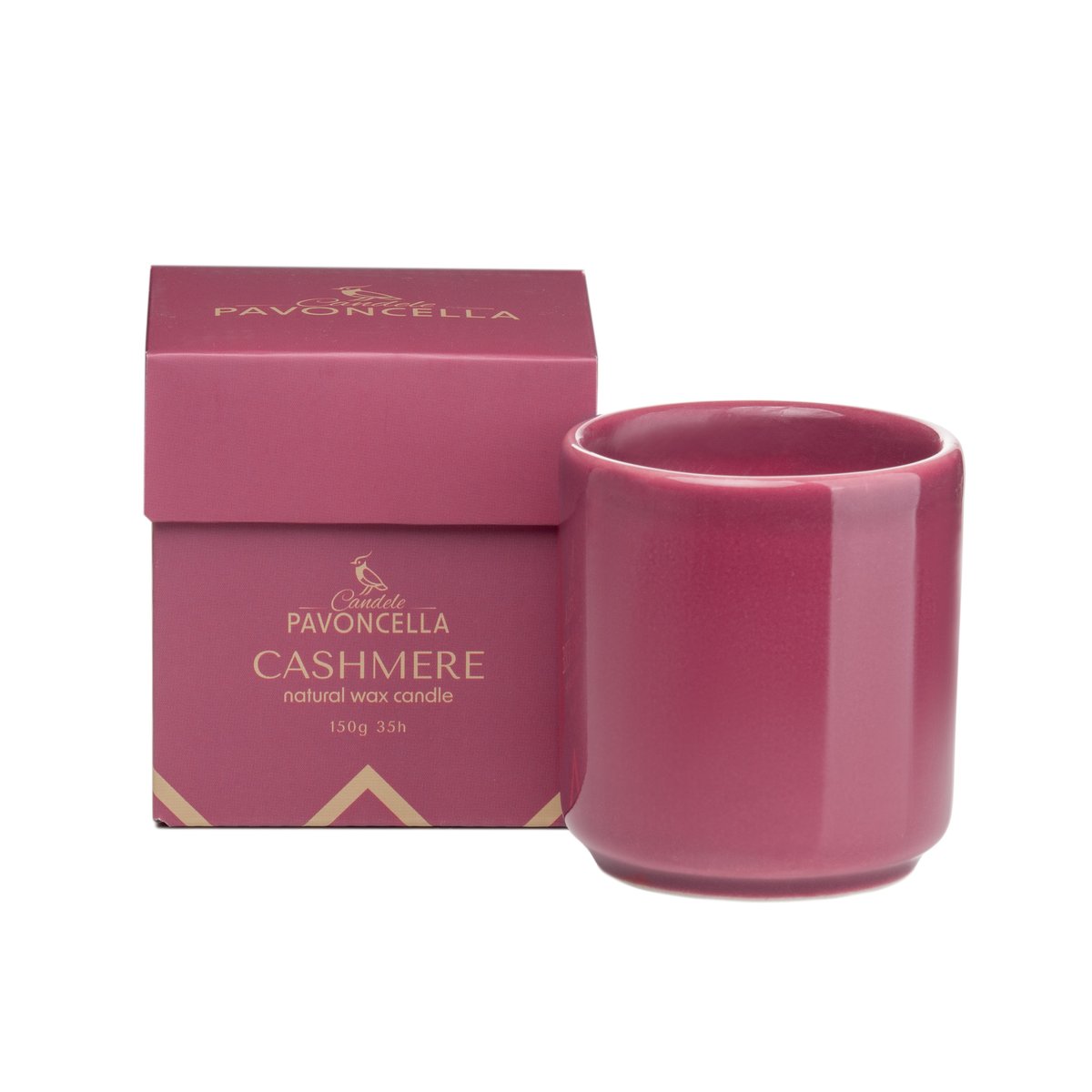 Świeca Premium w ceramice Cashmere