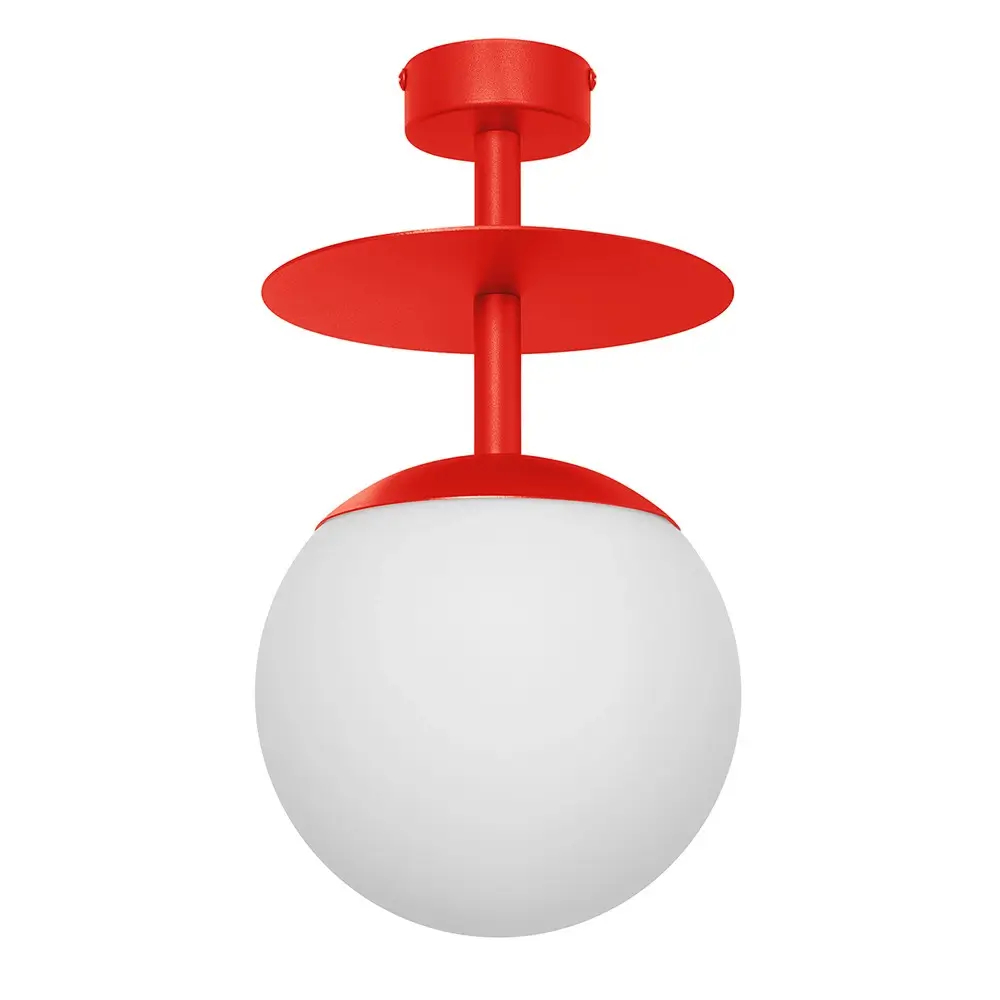 Lampa sufitowa do jadalni PLAAT B PLB112003 czerwony pomarańczowy