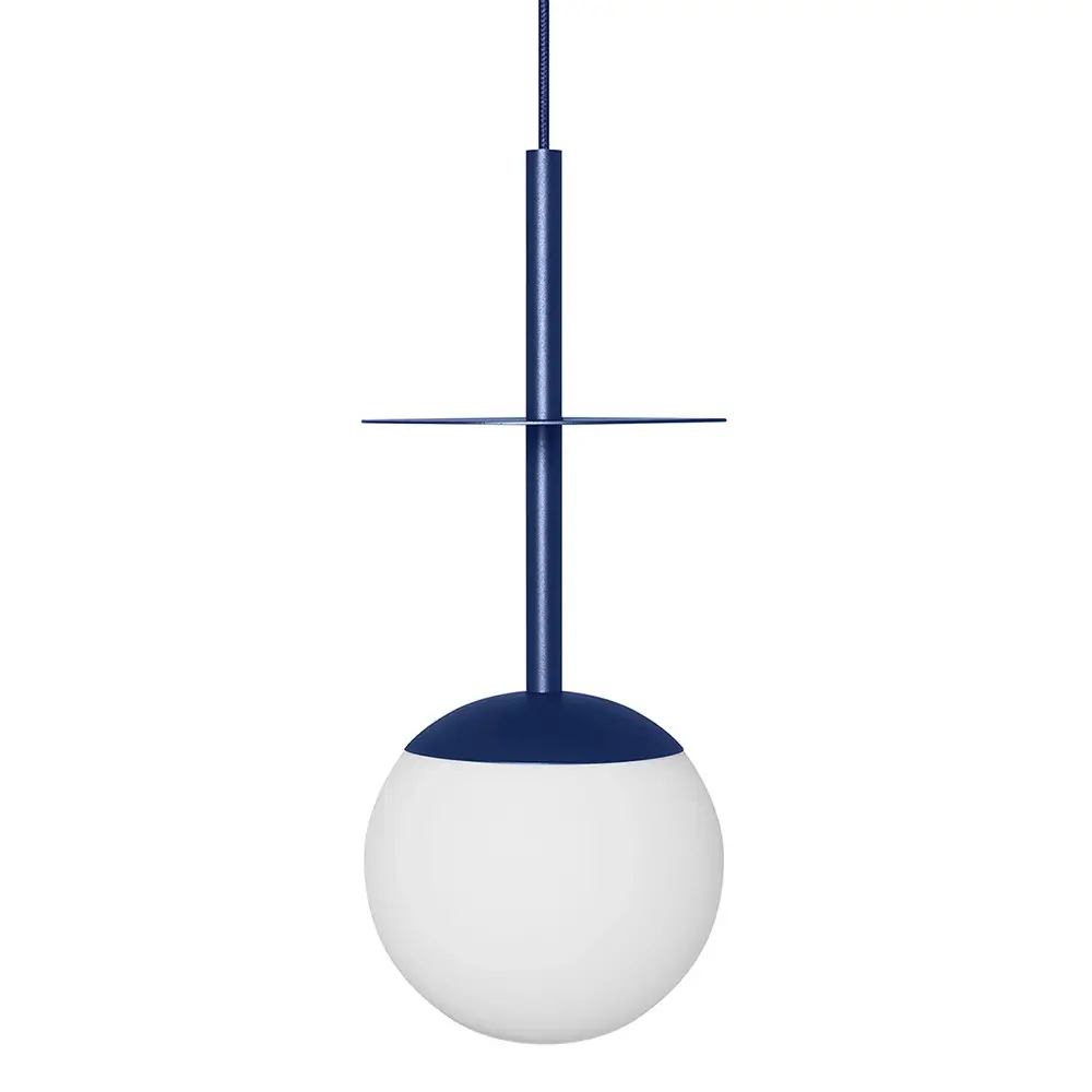 Okrągła lampa sufitowa do jadalni PLAAT A PLA11313P0 granatowy