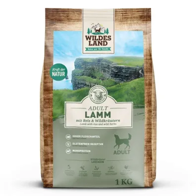 Wildes Land DOG Lamm - jagnięcina z ryżem i ziołami 1 kg
