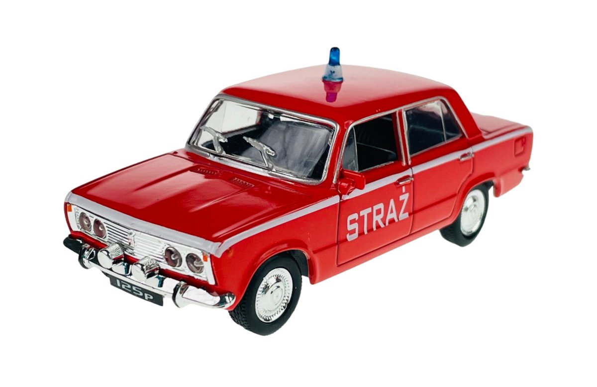 KOLEKCJA PRL FIAT 125p STRAŻ POŻARNA 1:43