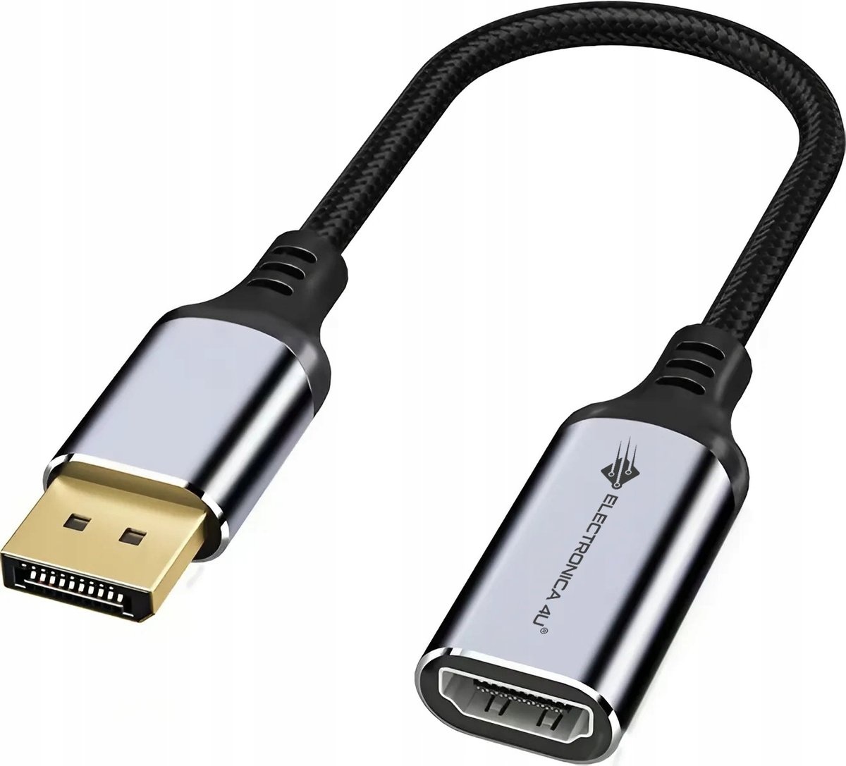 Adapter Przejściówka Z Display Port Dp Męski Do Hdmi Żeński Kabel 4K 30Hz