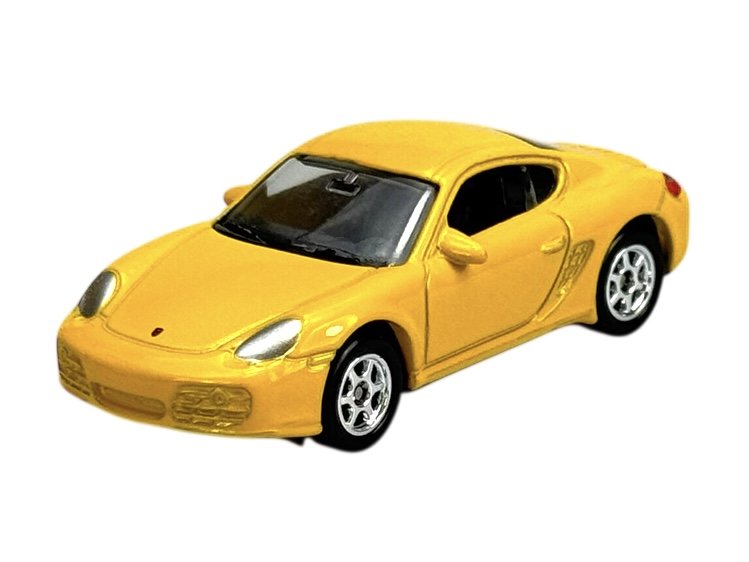 Welly Porsche Cayman S Żółty 1:60 Samochód Nowy Metalowy Model
