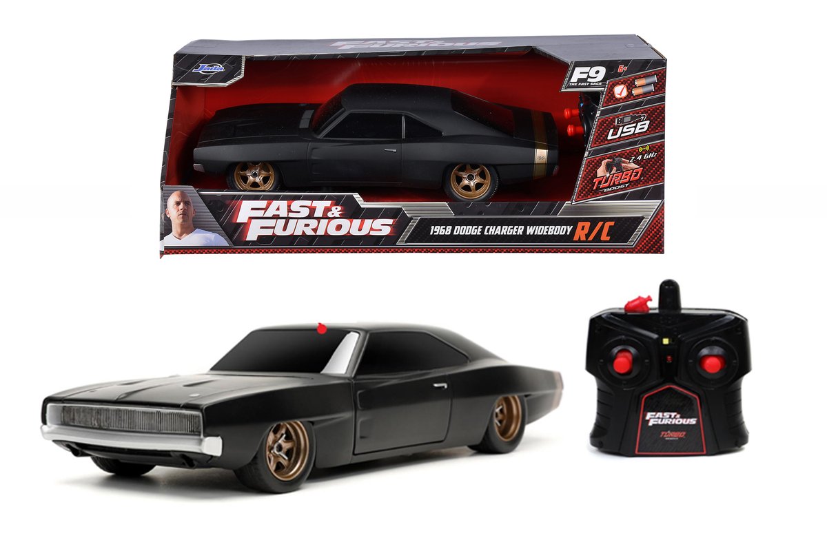 JADA FAST AND FURIOUS 1968 DODGE CHARGER WIDEBODY R/C