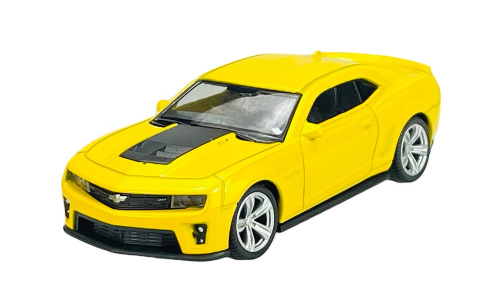 Welly Chevrolet Camaro Zl1 Żółty 1:43 Samochód Nowy Metalowy Model