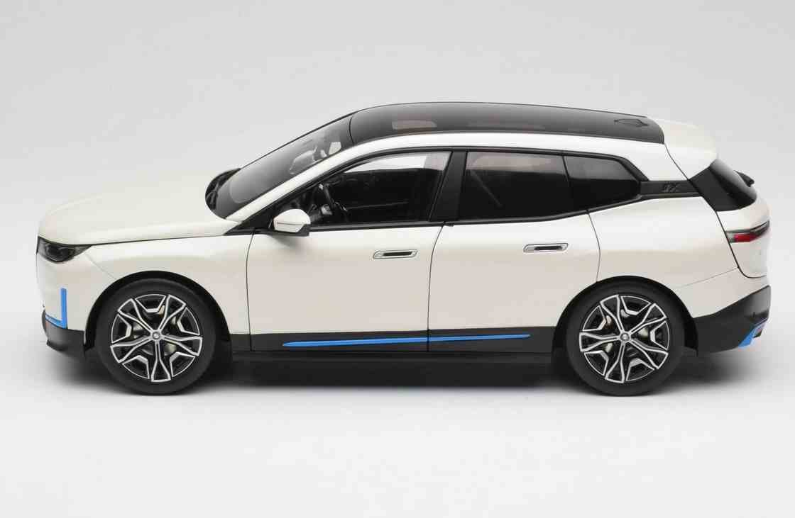 Bmw Ix Series Suv 2022 White Met. 1:18 Minichamps 110023102