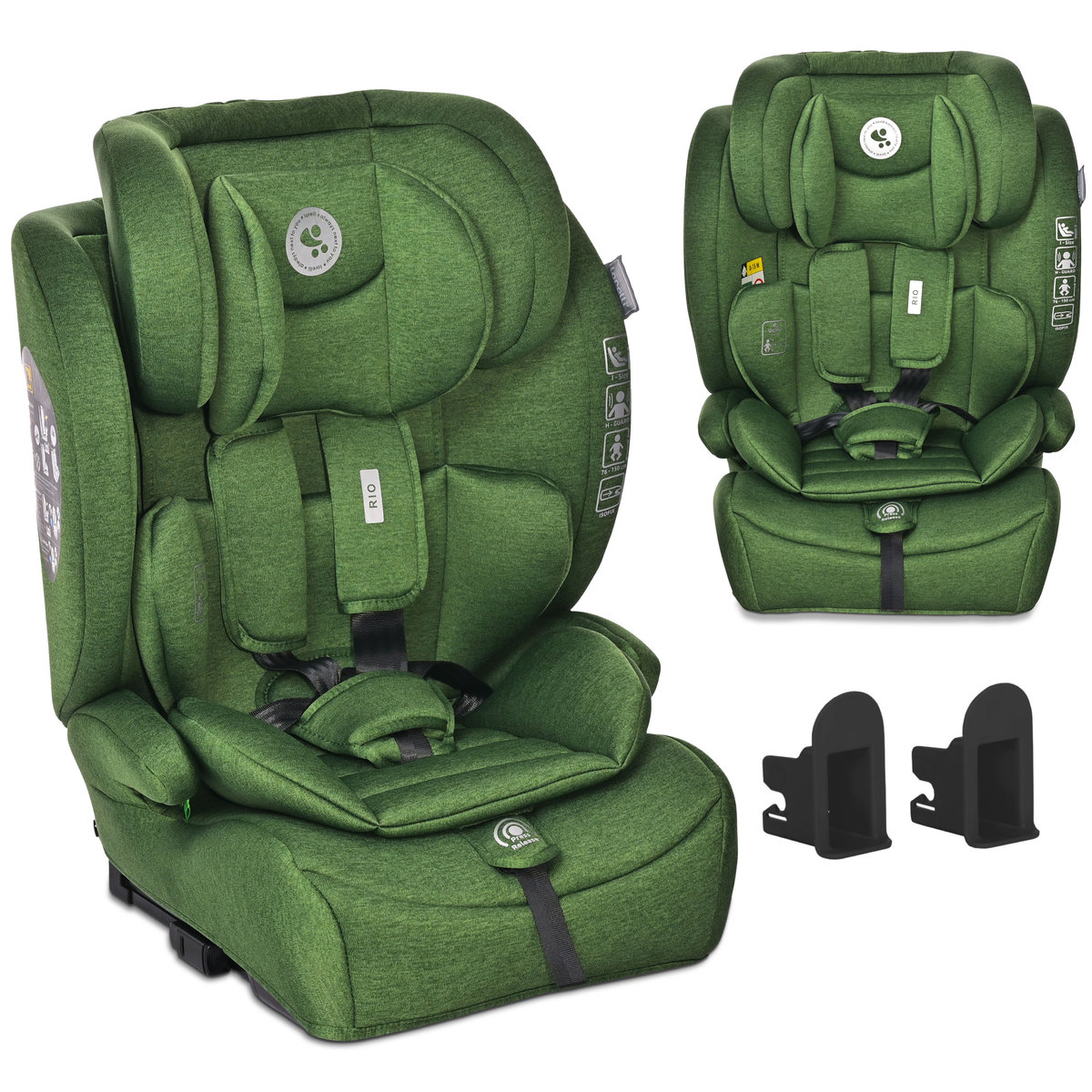 FOTELIK SAMOCHODOWY I-SIZE ISOFIX 9-36 KG TOP TETHER PASY LORELLI RIO