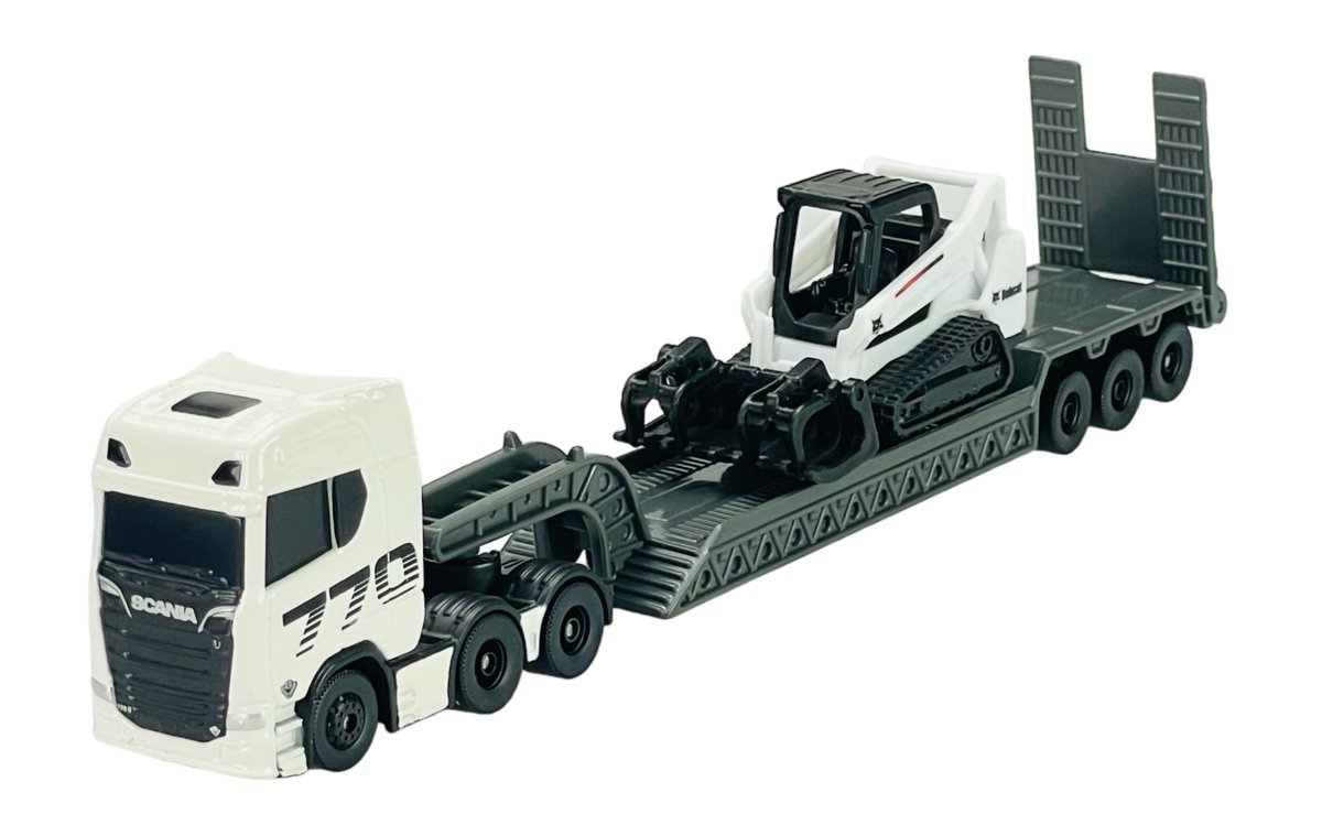 MAISTO SCANIA 770S + BOBCAT T590 ŁADOWARKA 22cm 11681