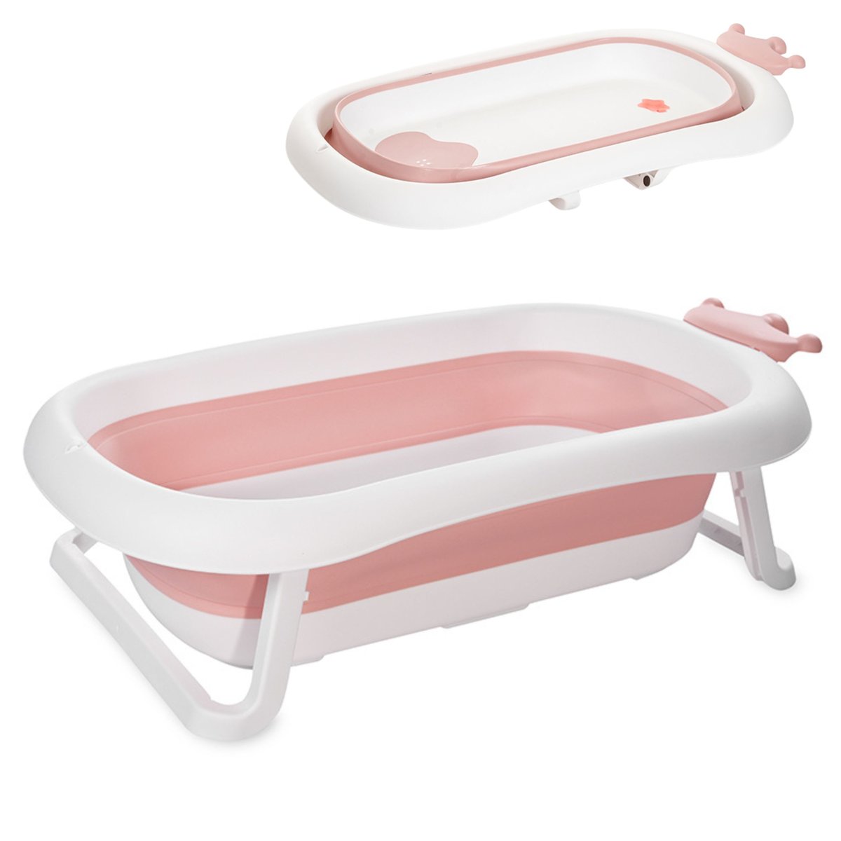 WANIENKA SKŁADANA DLA NIEMOWLĄT STABILNA Z NÓŻKAMI KOREK LORELLI ROYAL