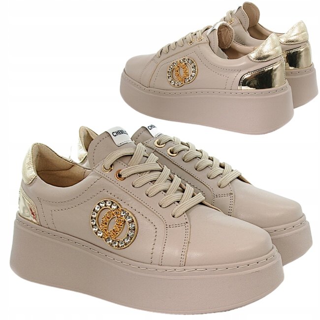 Półbuty Ze Skóry Buty Sportowe Chebello 3088 36