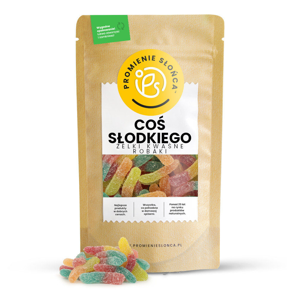 Żelki Kwaśne Robaki 250 g
