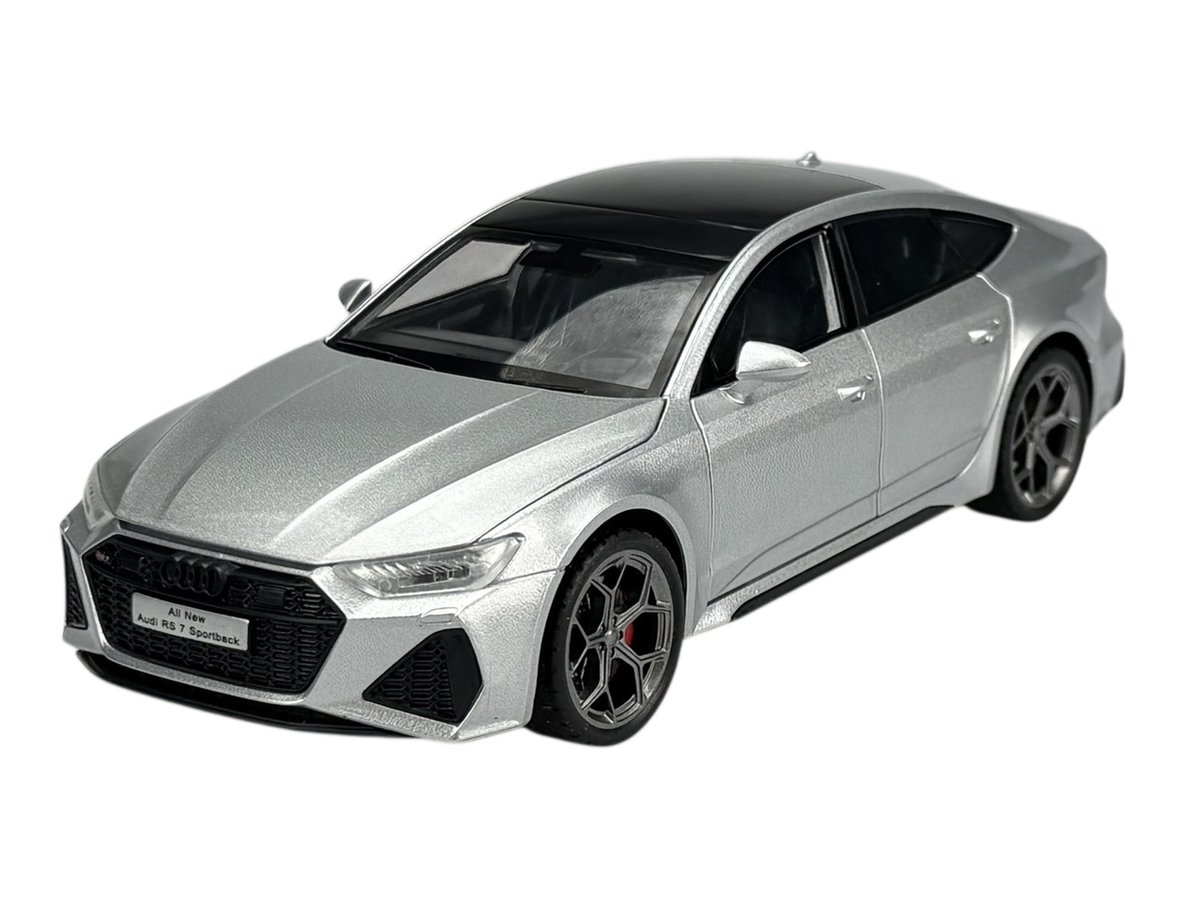 ALLOY CAR 2017 AUDI RS7 SPORTBACK SREBRNY 1:24