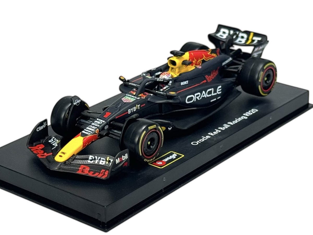 BBURAGO 2024 RED BULL RACING RB20 #1 MAX VERSTAPPEN Z GABLOTKĄ 1:43 38098