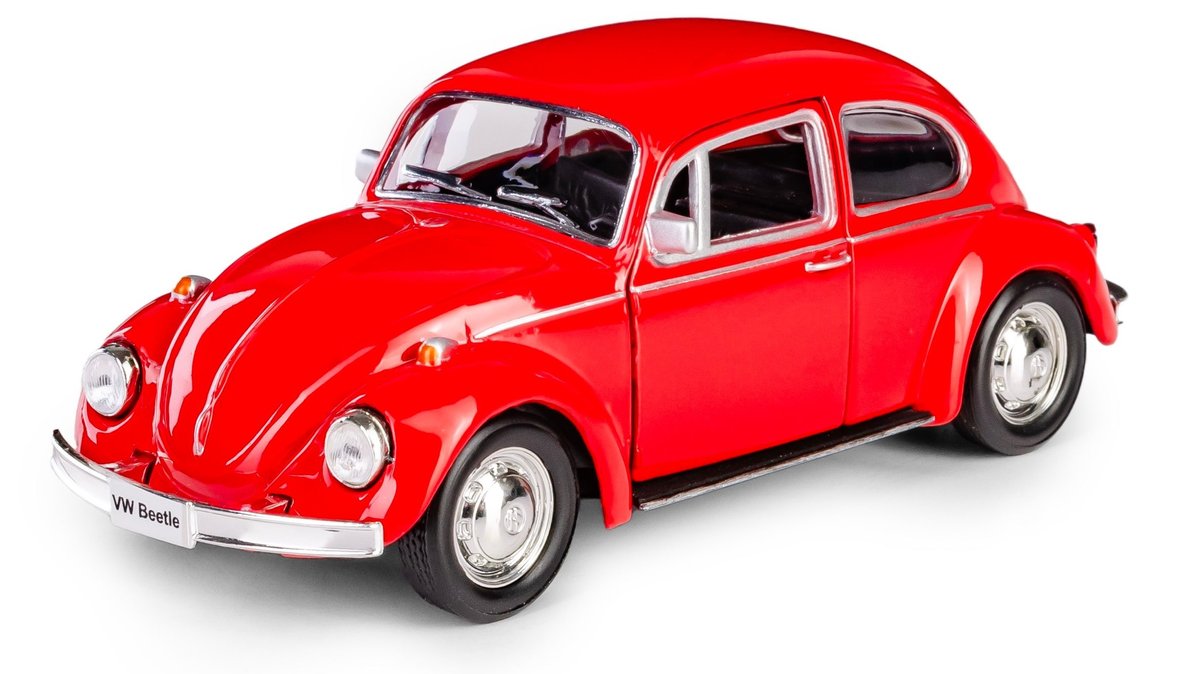 RMZ City VW VOLKSWAGEN BEETLE CZERWONY 12cm
