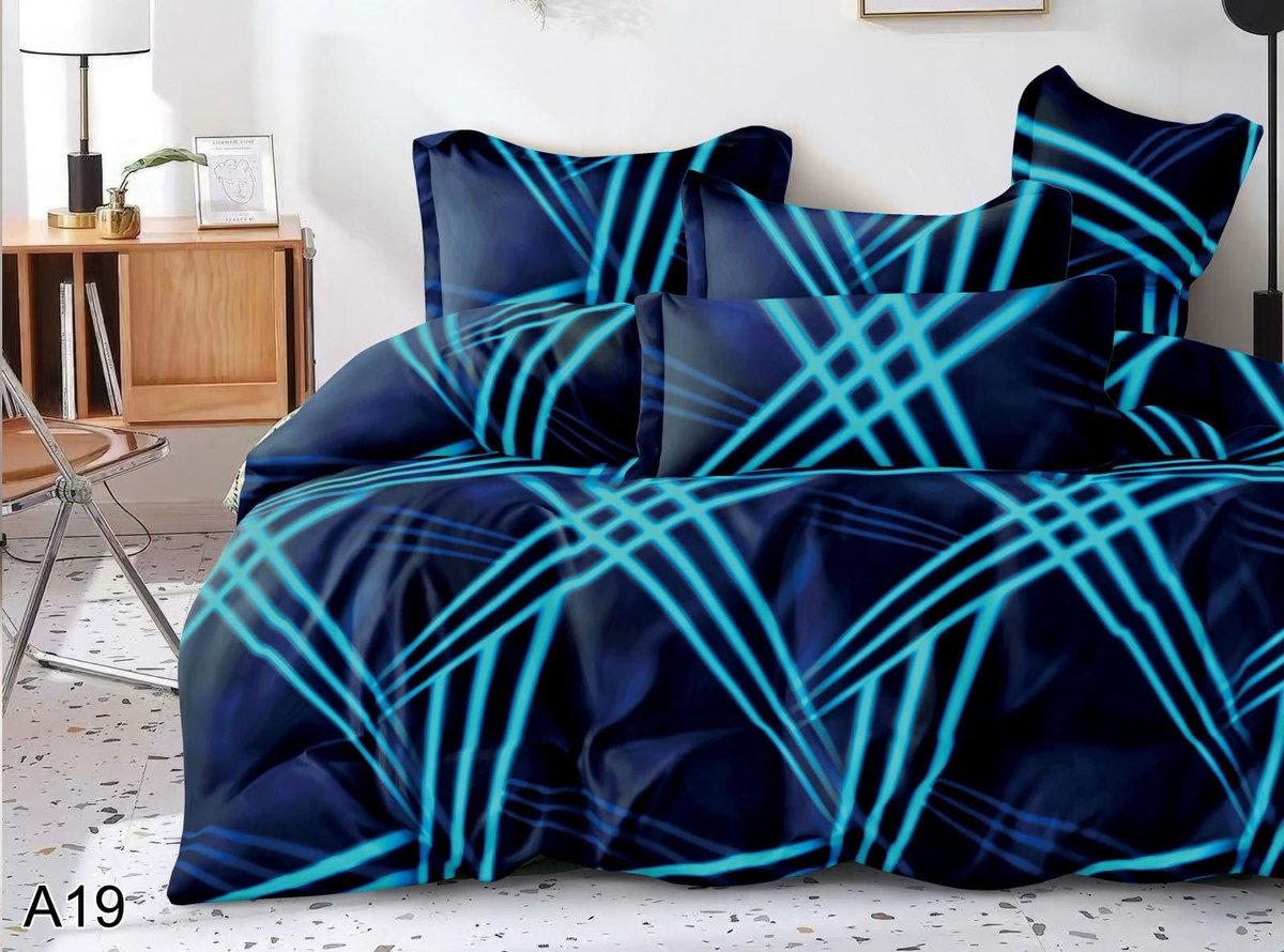 Komplet Pościeli MILANO ZONE 5D 100% Bawełna satynowa 160x200, 4 częściowy