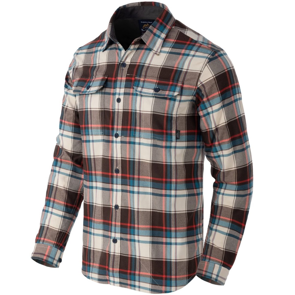 Koszula helikon greyman shirt - foggy meadow plaid