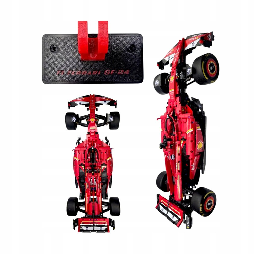 Uchwyt ścienny do klocków Technic Ferrari SF-24 42207 – ekspozytor F1