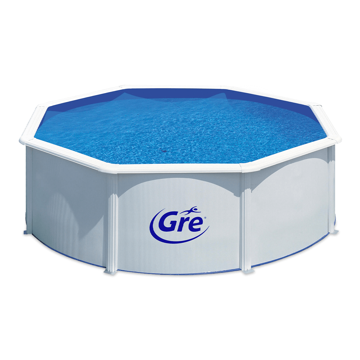 Basen ogrodowy stalowy Fidji aqua 350x120 cm GRE