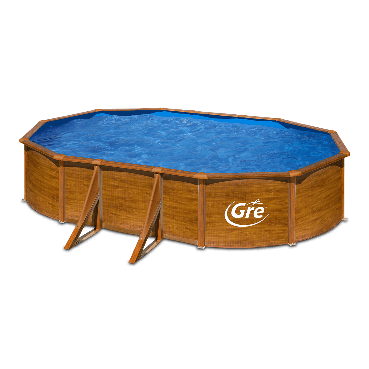 Basen ogrodowy stalowy Pacific aqua 500x300x120cm GRE