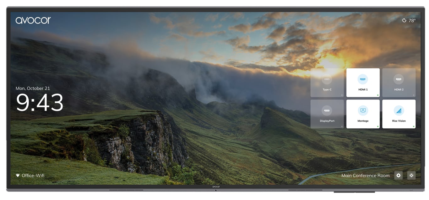 Avocor AVL-1050-T 5K touch tablica interaktywna 2,67 m (105