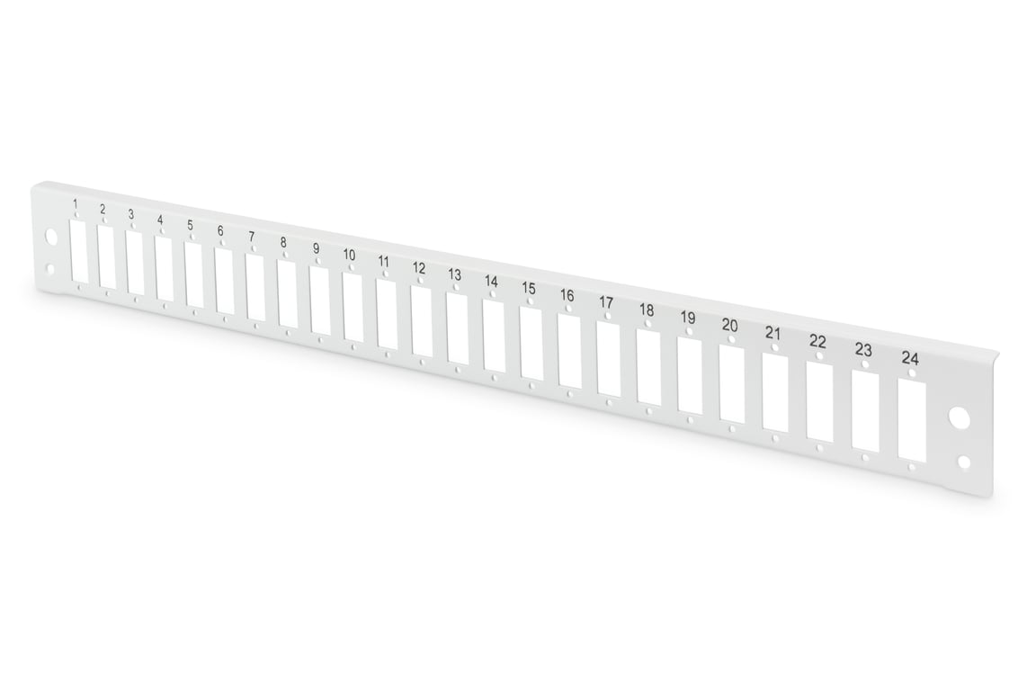 Digitus Płyta czołowa do światłowodowego panelu krosowego 24x SC duplex 1U (do DN-96200-QL), szary DN-96202-QL