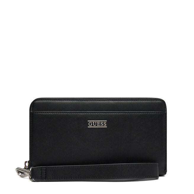 Duży Portfel Męski Guess SMNEBR LEA77 Czarny