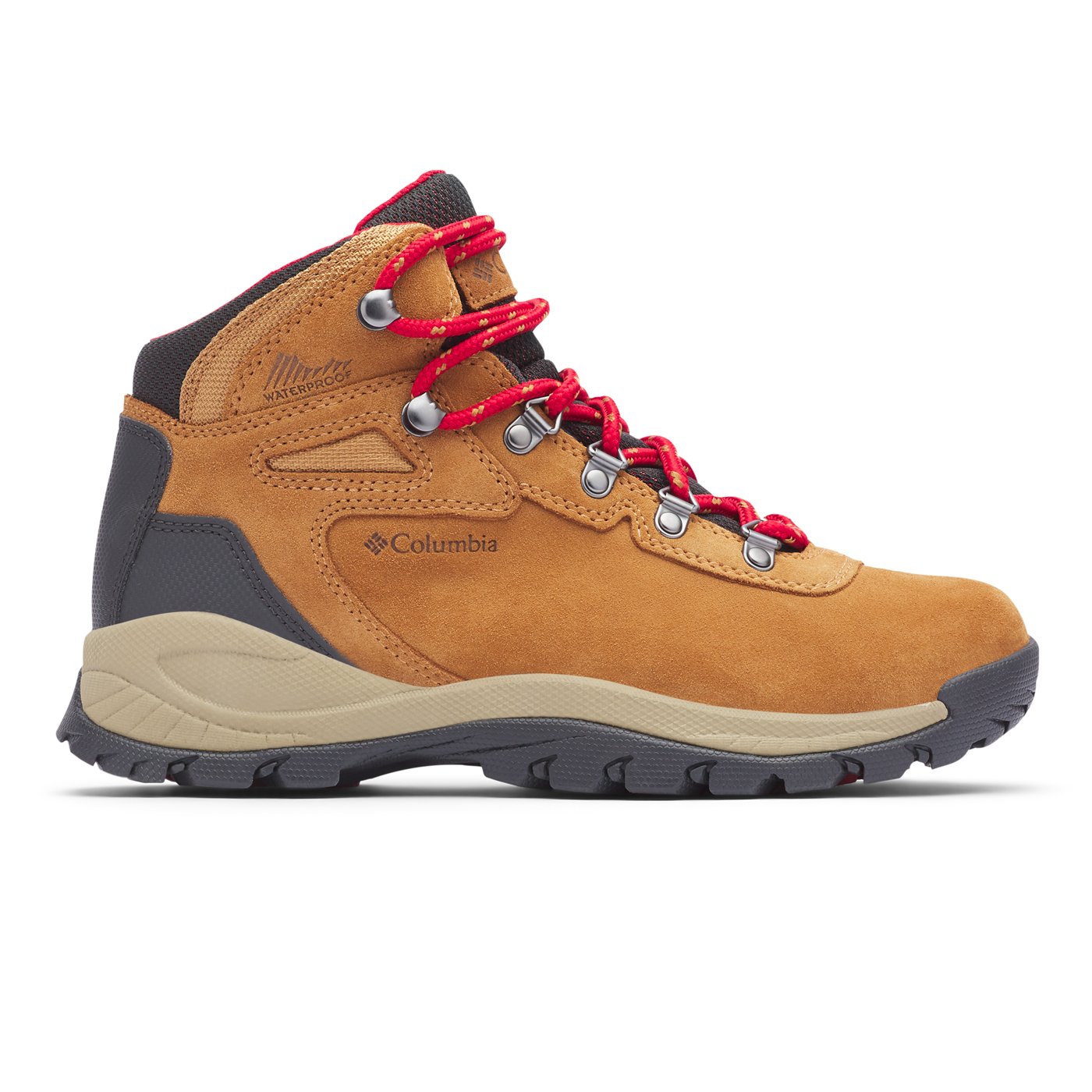 Columbia Newton Ridge Plus damskie buty trekkingowe wodoodporne, Łoś góra czerwony, 40 EU