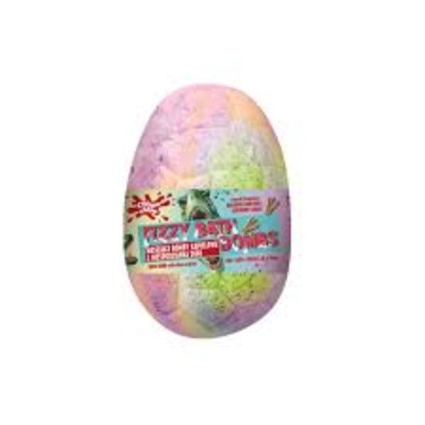 Chlapu Chlap Musująca Bomba kąpielowa Jajo Dinozaura z niespodzianką Bąbelkowa oranżada 140 ml