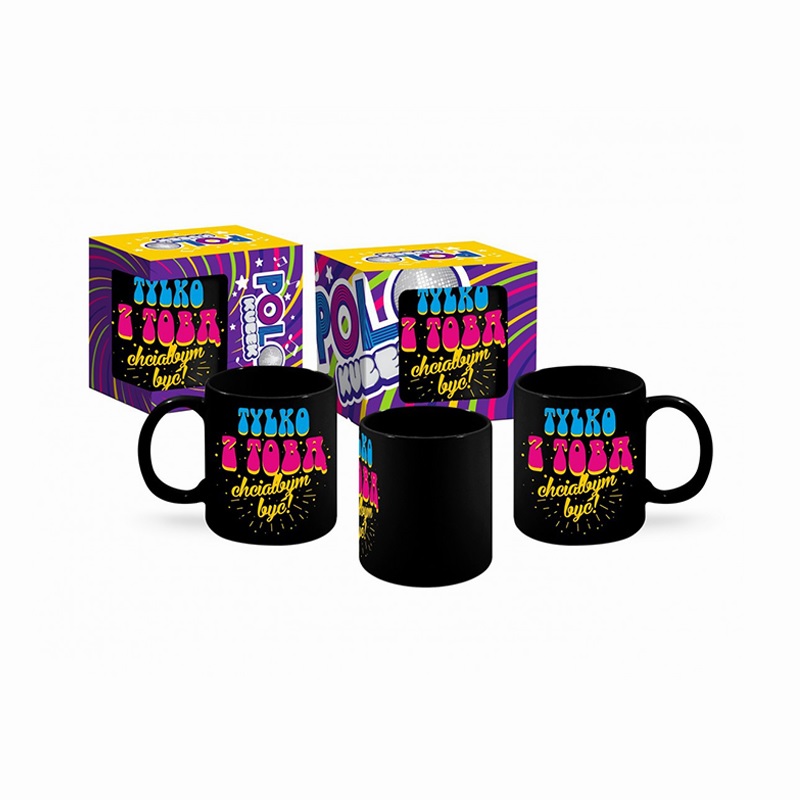 Kubek Boss 300ml czarny quotTylko z Tobąquot - Polo - kubek