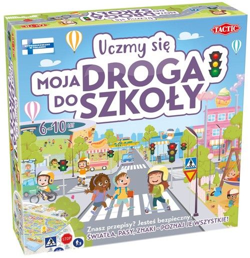 Uczmy się Moja Droga do Szkoły - gra planszowa