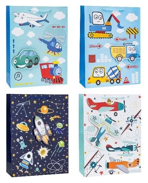 Torebka dziecięce Pop-Up 3d 18x23x8cm mix Rozette - artykuł papierniczy