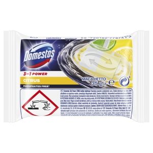 Kostka zapachowa do Wc Power Citrus 3w1 - zapas - detergent